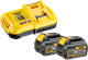 Picture of Kit chargeur et accumulateur Dewalt DCB 118 T2